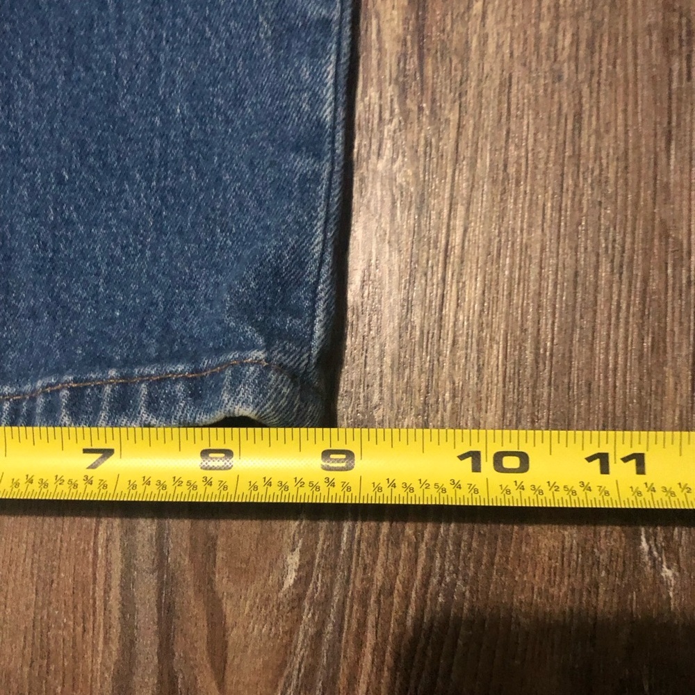 Madewell Jeans Women's 28 Slim Wide Leg Crop in Olympia Wash Button Front Editio - Picture 7 of 8